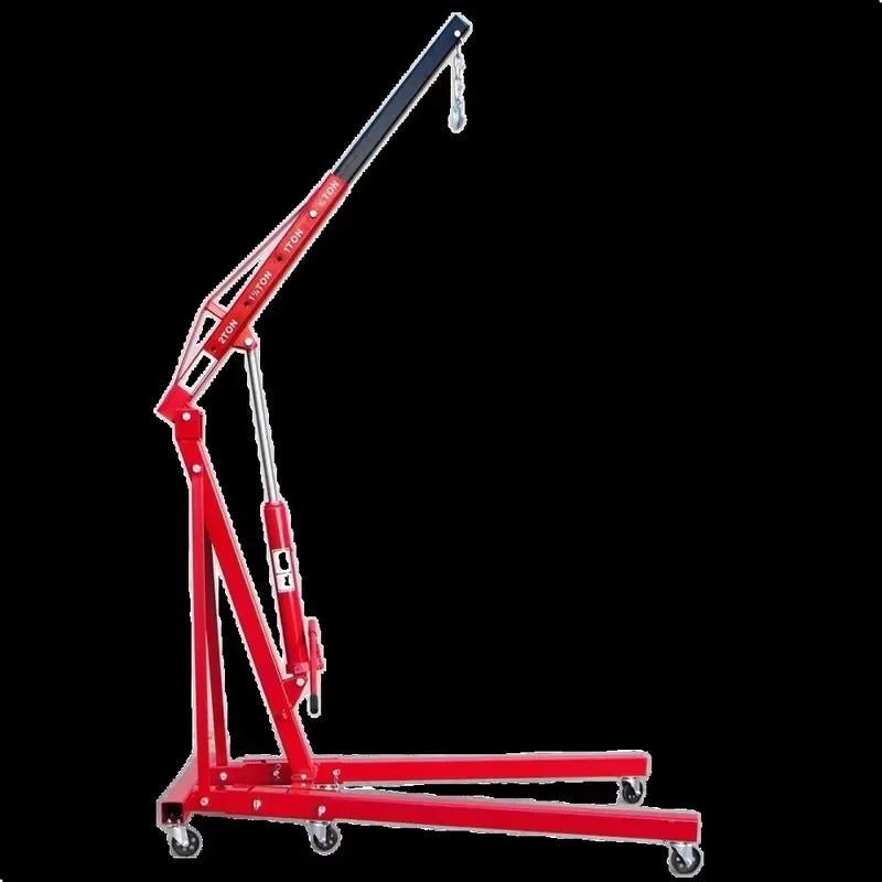 2 Ton Hydraulic Folding Engine Crane with Wheels Workshop Garage Motor