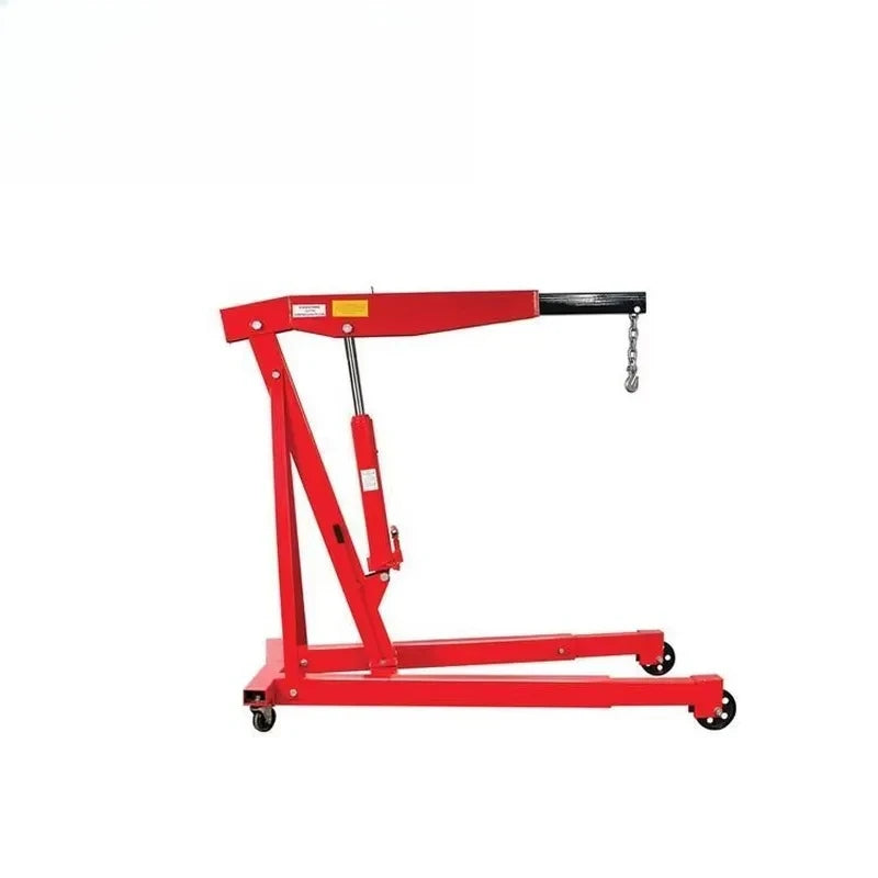 Portable 1T Engine Workshop Crane Heavy Duty Hydraulic Jack Stand Lift