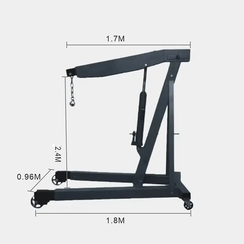 3 Ton Engine Crane 3T Car Engine Repair Workshop Lifting Hoist Heavy