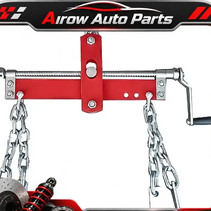 2000LB Dual Hook Engine Support Hoist Leveler Steel 2 Point Lift