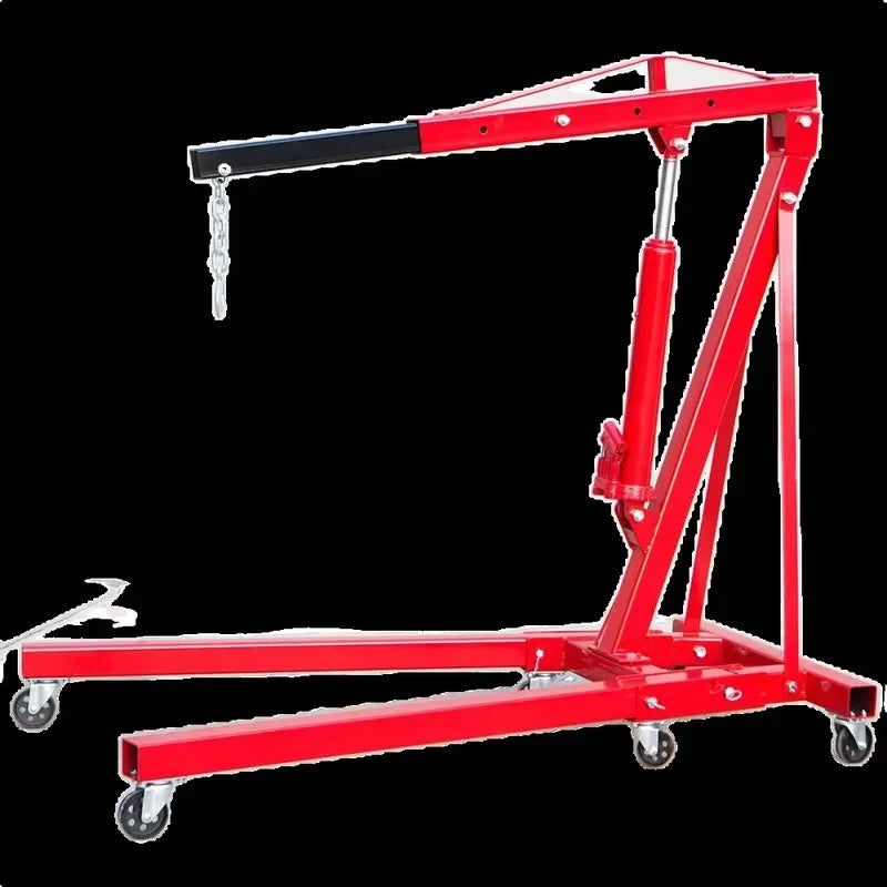 2 Ton Hydraulic Folding Engine Crane with Wheels Workshop Garage Motor