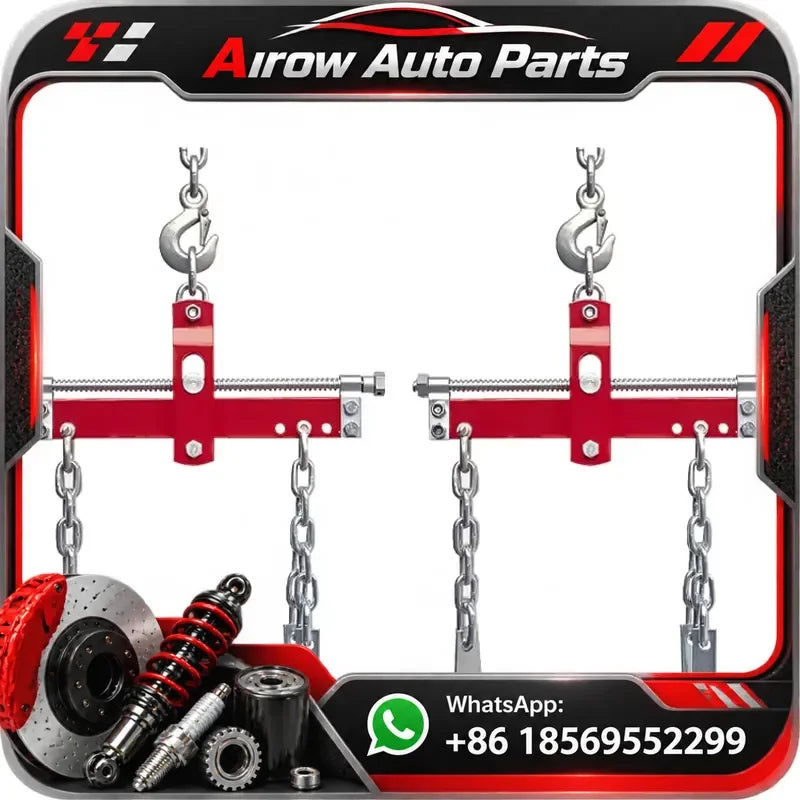 2000LB Dual Hook Engine Support Hoist Leveler Steel 2 Point Lift