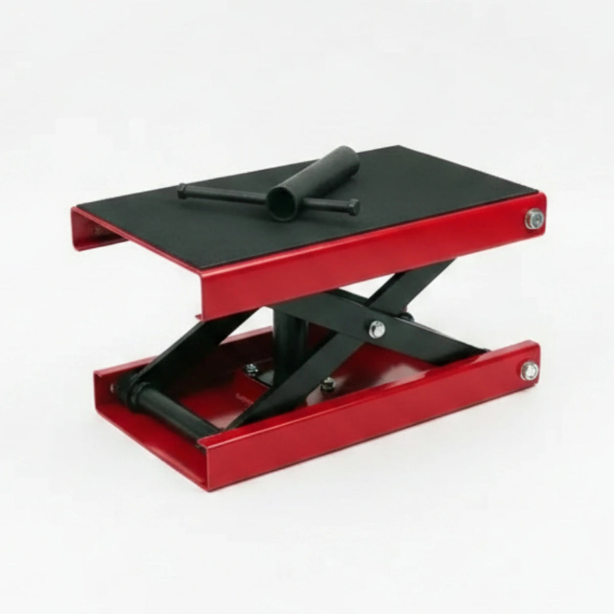 Motorcycle Lift Table Portable Motorcycle Lift with Hand Crank Hoist