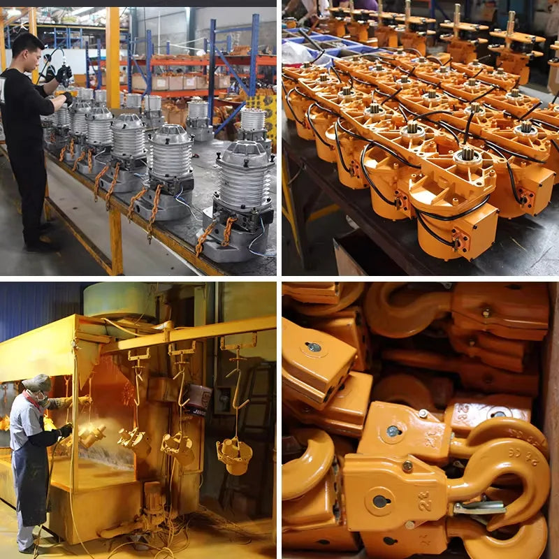 Electric Chain Hoist 1T/2T Single-Phase Overhead Crane Heavy-Duty