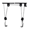 Bicycle Hoist Garage Storage Bike Lift Pulley System with 20kg Bearing