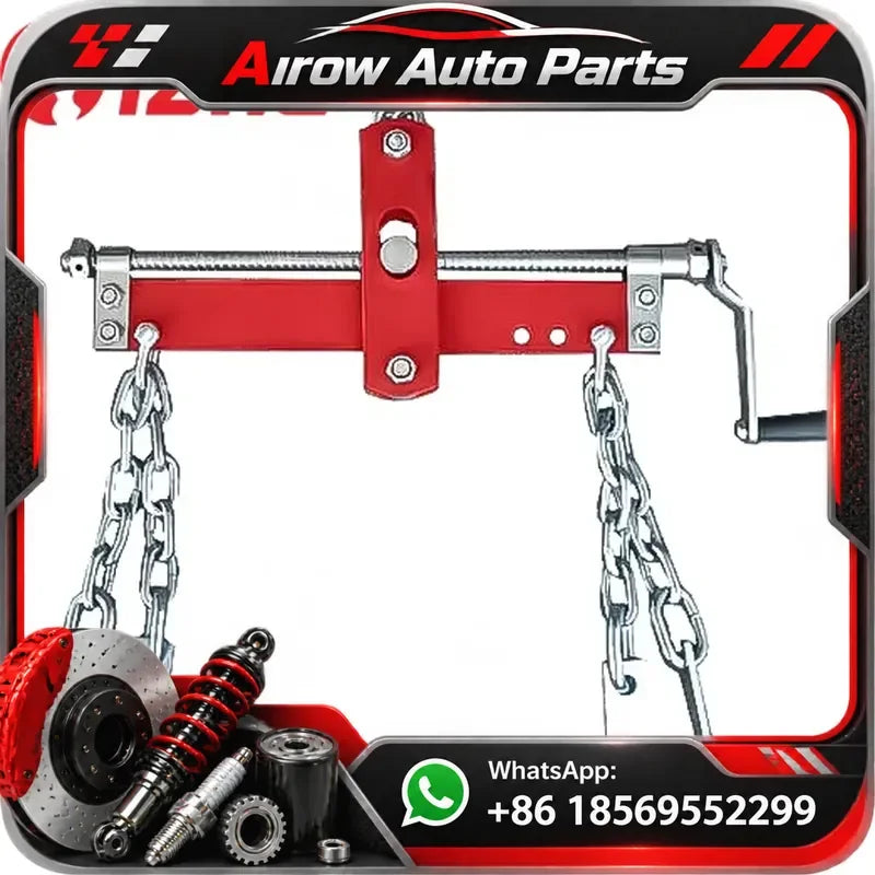 2000LB Dual Hook Engine Support Hoist Leveler Steel 2 Point Lift