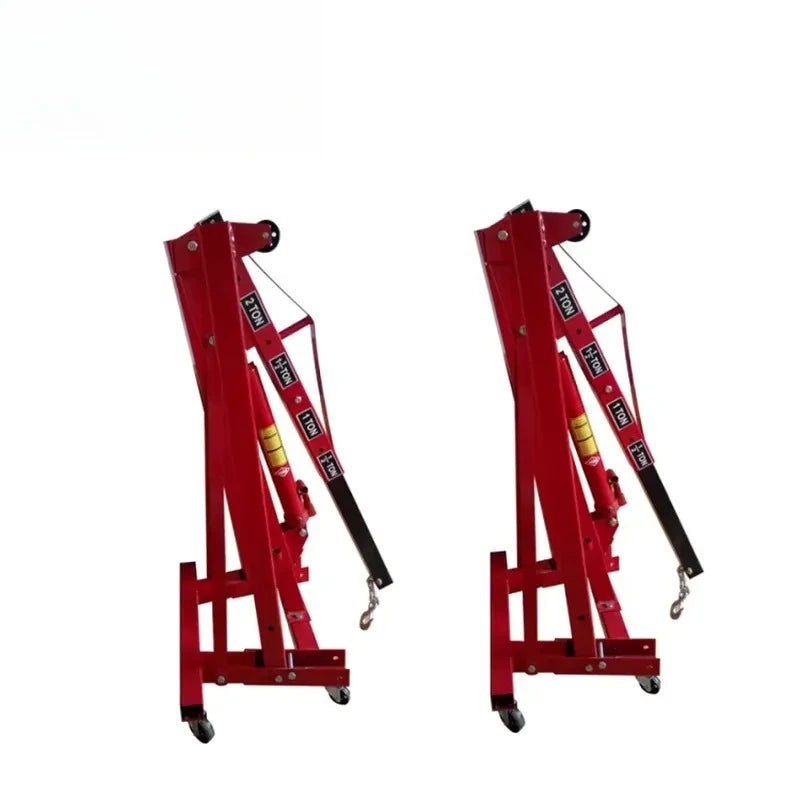 Portable 1T Engine Workshop Crane Heavy Duty Hydraulic Jack Stand Lift